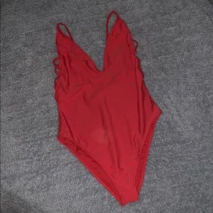 One piece bathing suit